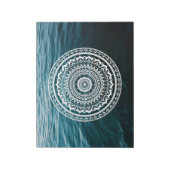 Bloc-note Mandala Blanc Laissez la mer vous libérer (Tourné)
