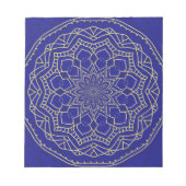 Bloc-note Mandala bleu (Devant)