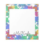 Bloc-note "Mandala coloré" (Devant)