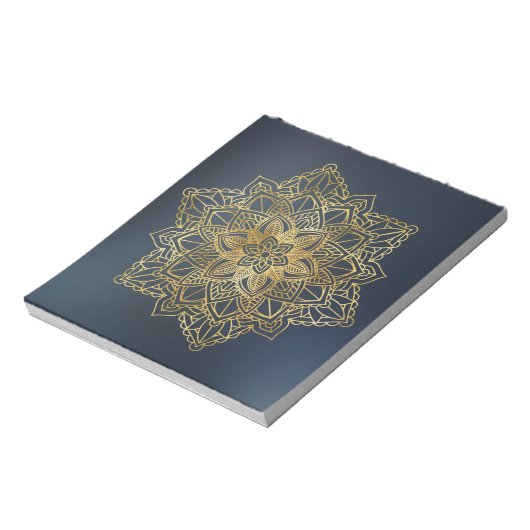 Bloc-note Mandala d'or (Tourné)