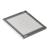 Bloc-note Mandala Gris Gold (Incliné)