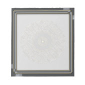 Bloc-note Mandala Gris Gold (Devant)