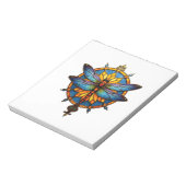 Bloc-note Mandala Libellule Lumineuse Géométrie Sacrée Spiri (Tourné)