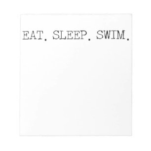 Bloc-note Mangez le bain de sommeil