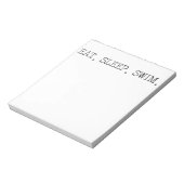 Bloc-note Mangez Sleep Swim (Tourné)
