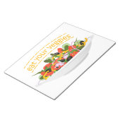 Bloc-note Mangez vos Légumes Citer salade fraîche mélange bo (Incliné)