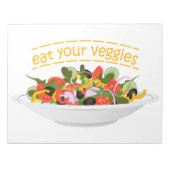 Bloc-note Mangez vos Légumes Citer salade fraîche mélange bo (Devant)