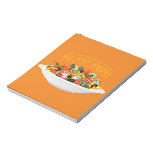 Bloc-note Mangez vos Légumes Citer salade fraîche mélange bo (Tourné)