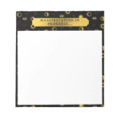 Bloc-note Manifestation Soleil céleste & Lune Zodiaque Oeil (Devant)