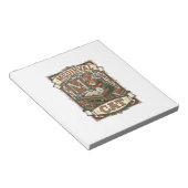 Bloc-note Manuscrit médiéval de chat médiéval vintage (Incliné)
