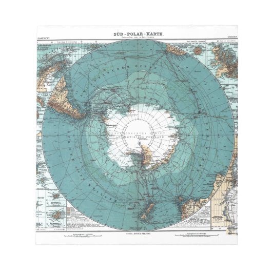 Bloc-note Map of the South Pole (Devant)