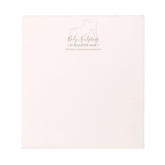 Bloc-note Maquillage moderne rose sculptant le contouring be (Devant)