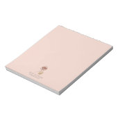 Bloc-note Maquilleuse pour femme moderne Rose Clair (Tourné)