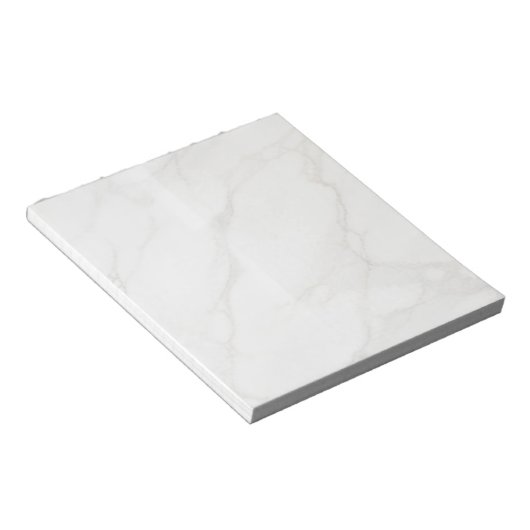 Bloc-note Marbre Blanc (Incliné)