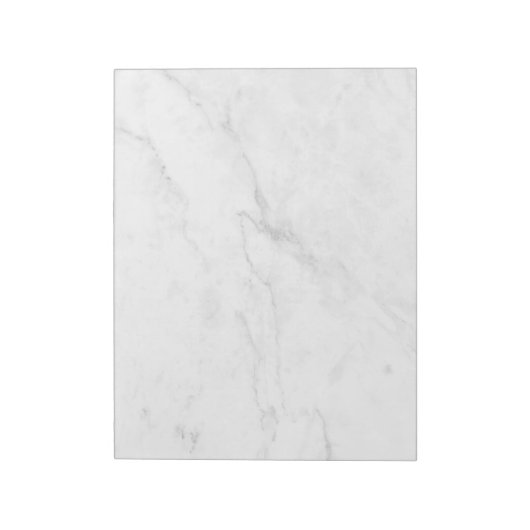 Bloc-note Marbre Blanc (Tourné)