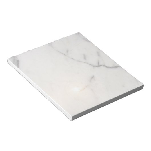 Bloc-note Marbre blanc (Incliné)