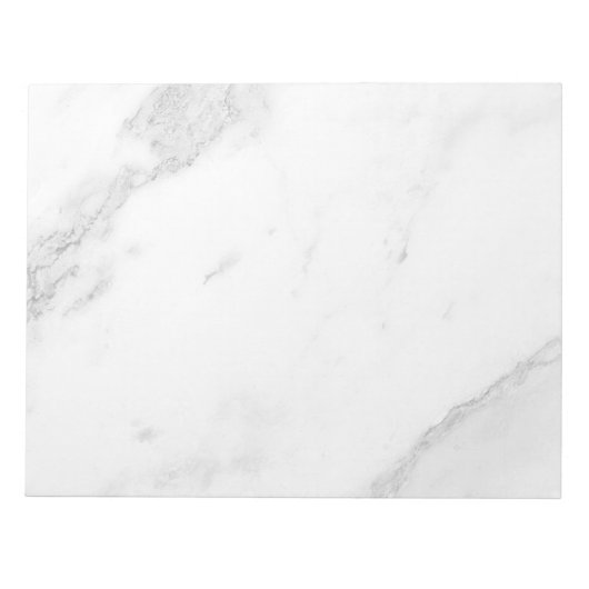 Bloc-note Marbre Blanc (Devant)