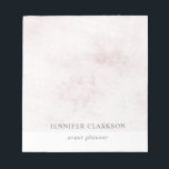 Bloc-note Marbre blanc brossé moderne et chic personnalisé<br><div class="desc">Bloc-notes design moderne et élégant en marbre blanc brossé. Vous pouvez le personnaliser et ajouter votre nom et votre texte.</div>