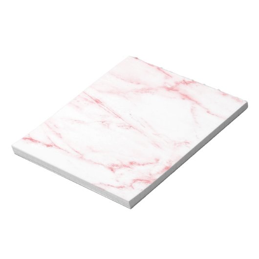 Bloc-note Marbre rose classique (Tourné)