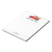 Bloc-note Marché fermier bio légumes poulet camion de la fer (Tourné)