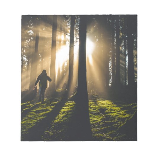 Bloc-note marcher dans les bois (Devant)