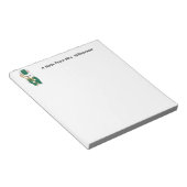 Bloc-note Marching Band Bunny Trombone Green Personalize (Incliné)