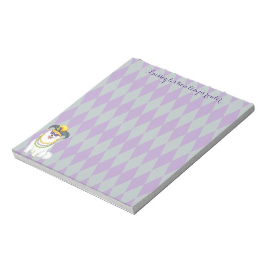 Bloc-note Mardi Gras Eskie (Tourné)