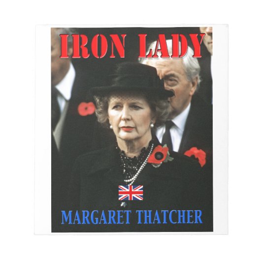 Bloc-note Margaret Thatcher Premier ministre (Devant)