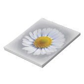 Bloc-note marguerite blanche brillante (Tourné)