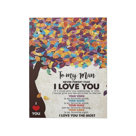 Bloc-note Mari À Mon Homme J'Aime Mari (Tourné)