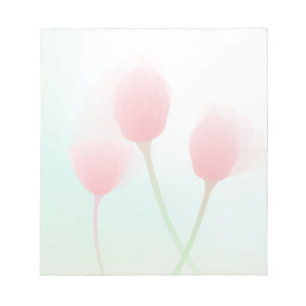 Bloc-note Mariage de Tulips Pastel Rose doux