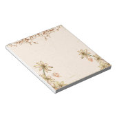 Bloc-note Mariage Fleurs vintages (Incliné)