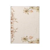 Bloc-note Mariage Fleurs vintages (Tourné)