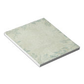 Bloc-note Mariage Floral Vintage bleu (Incliné)