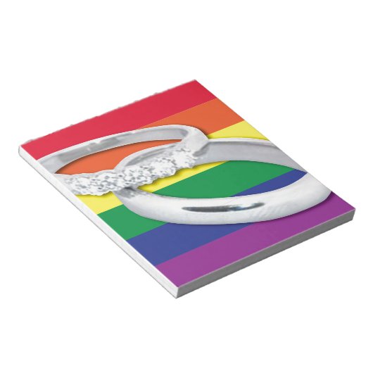 Bloc-note Mariage gay lesbien (Incliné)