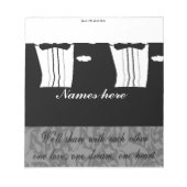 Bloc-note Mariage gay Tuxedo Candy Bar Wrapper Party Favoris (Devant)