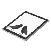 Bloc-note Mariage gothique Kissing Ravens (Tourné)