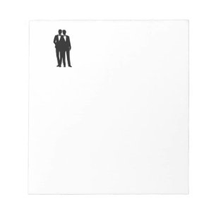 Bloc-note Mariage Groom et Groom