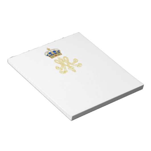 Bloc-note Marie Antoinette Monogram (Incliné)