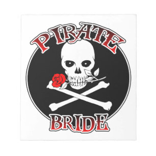 Bloc-note Mariée pirate