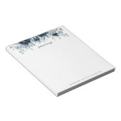 Bloc-note Marine Peony Dusty Blue Eucalyptus (Incliné)