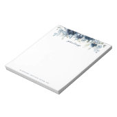 Bloc-note Marine Peony Dusty Blue Eucalyptus (Tourné)