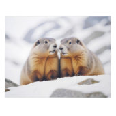 Bloc-note Marmot Animal Nature Wildlife Affection Caring (Devant)