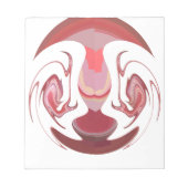 Bloc-note Maroon Majesty : Rustic Radiance Texté Africain (Devant)