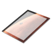 Bloc-note Mars Science Laboratory approchant Mars. (Incliné)