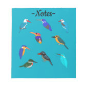 Bloc-note Martin-pêcheurs (Devant)