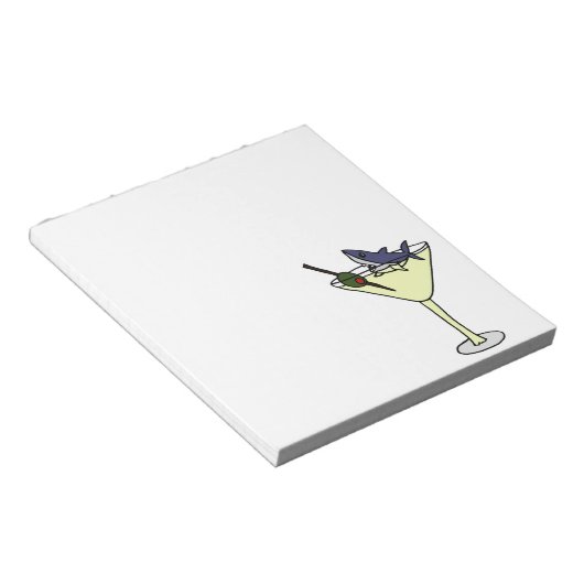 Bloc-note Martini Manger du requin Olive (Incliné)