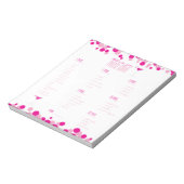 Bloc-note Martini What's in Your Purse Bridal Game Notepad (Tourné)