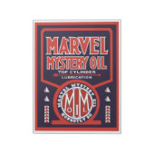 Bloc-note Marvel Mystery Oil Panneau vintage (Tourné)