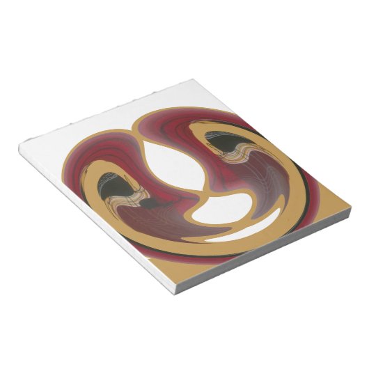 Bloc-note Masai Tribal Whirt Art Imprimer (Incliné)